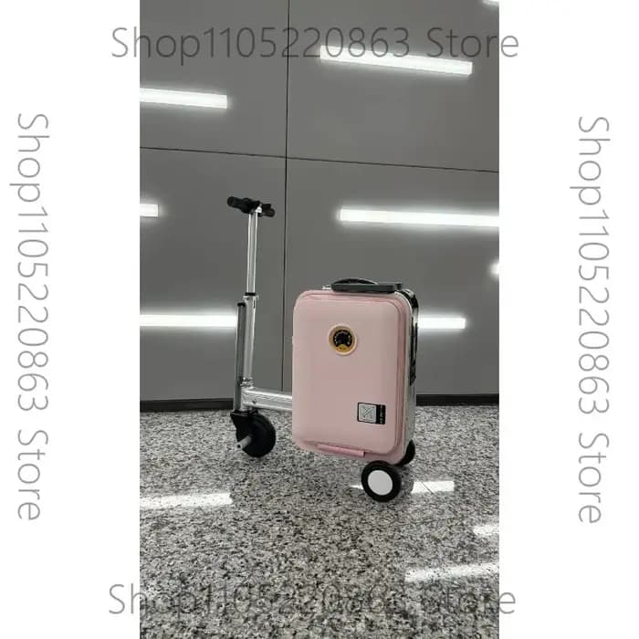 Valise électrique tout-terrain 2026 avec batterie ultra longue durée, valise cabine 20 pouces avec mot de passe