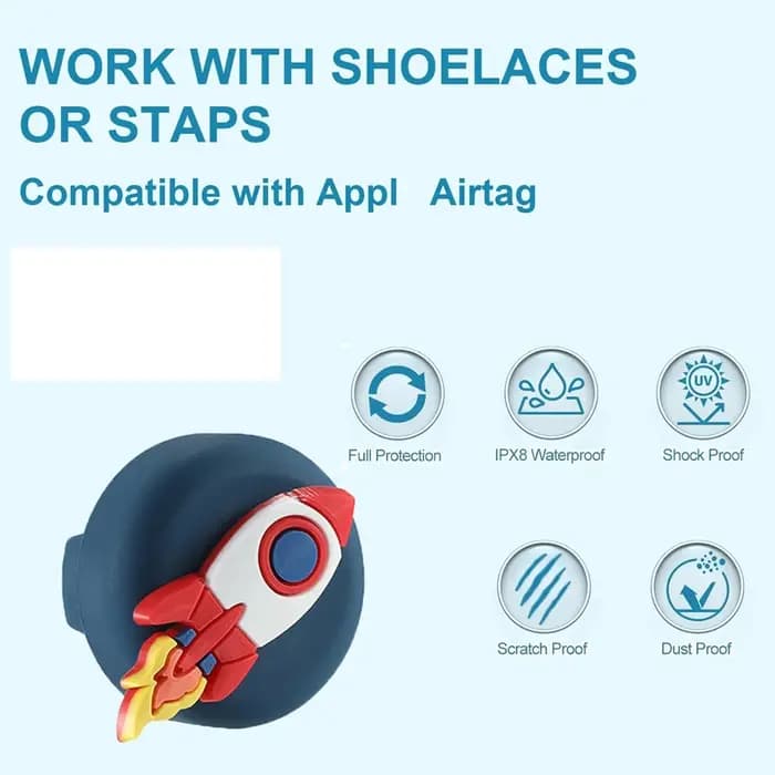 Étui de suivi étanche pour Apple AirTag