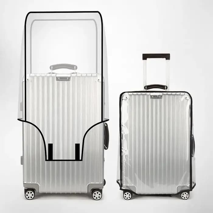 Housse de bagage transparente de voyage