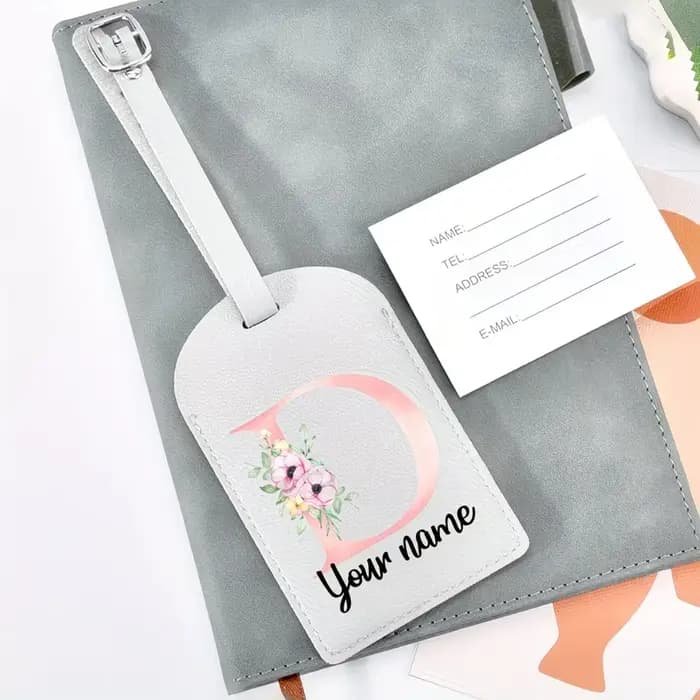 Étiquettes de bagages personnalisées avec orthographe et nom - Identificateurs