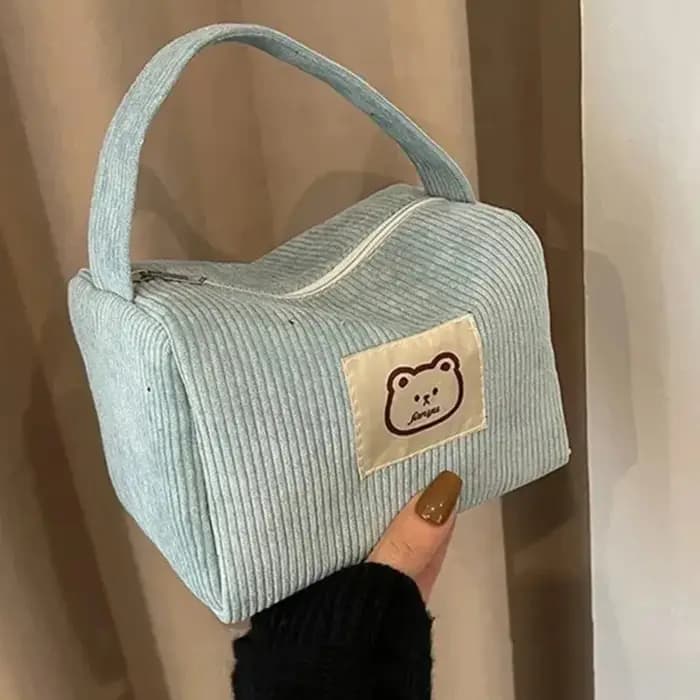 Sacs à cosmétiques en peluche pour femmes