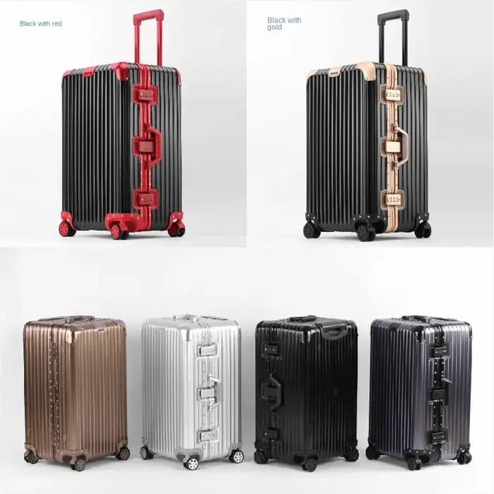Valise en alliage d'aluminium et de magnésium 100%