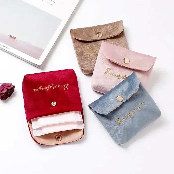 Sac à cosmétiques Portable en velours