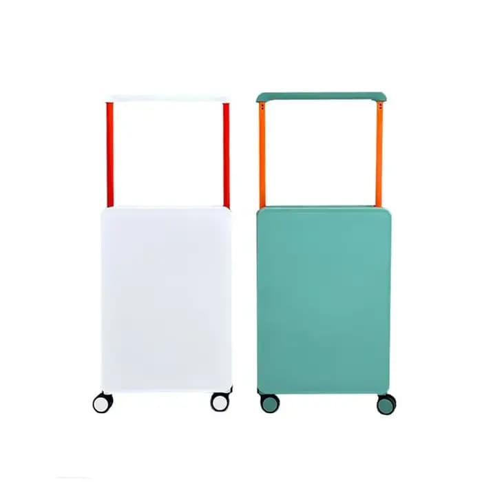 Valise à traction large, valise à tirer pour femme, valise de voyage pour homme, vérifiée en boîte, valise d'embarquement de 20 pouces 24 pouces, vérifiée en