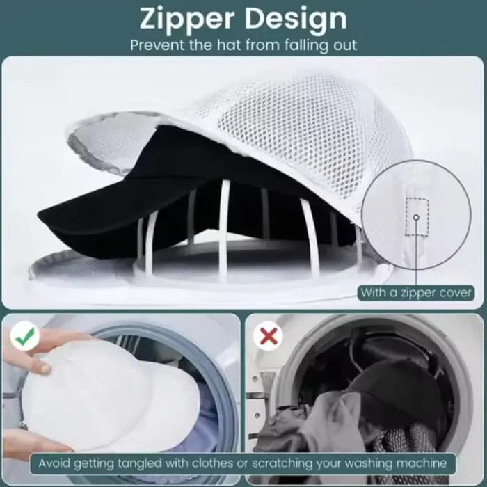 Sac de Lavage Anti-Déformation pour Casquettes de Baseball – Créatif et Pratique pour la Maison