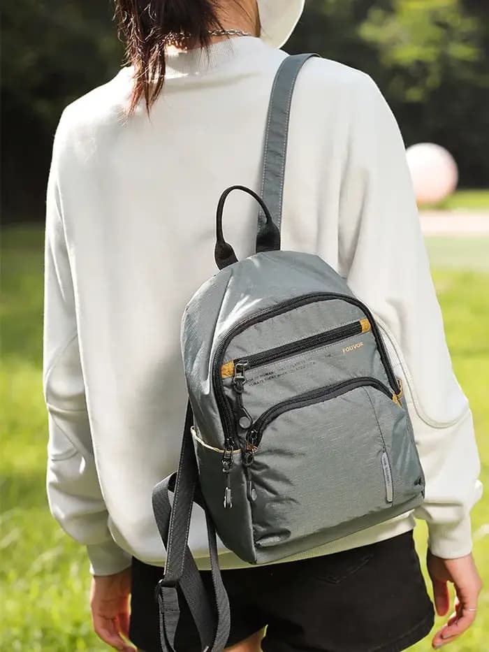 Fouvor femmes sac à dos 2025 tendance grande mode léger sac à dos pour ordinateur portable nouveau voyage décontracté multi-poches sacs d'école 2988-06