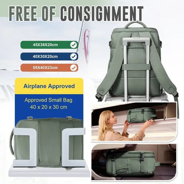 Sac à dos de cabine de transport pour Ryanair 40x30x20