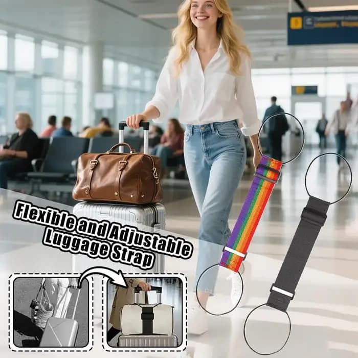 Sangle de bagage élastique réglable réutilisable