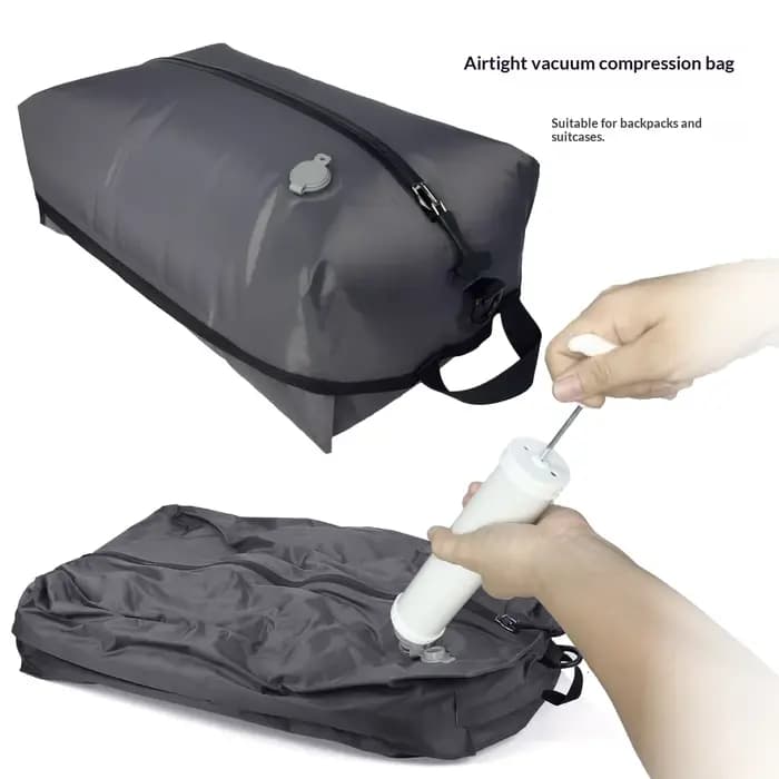 Sacs de compression sous vide portables pour les voyages