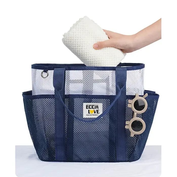 Grand sac de plage en maille