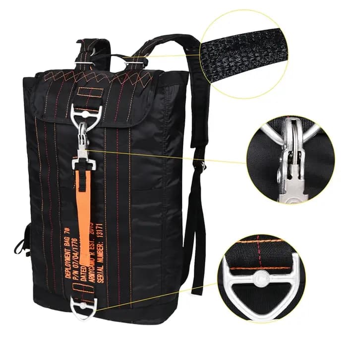 LQARMY – sac à dos polyvalent Durable, léger, pour Parachute, pour les voyages de chasse en plein ai
