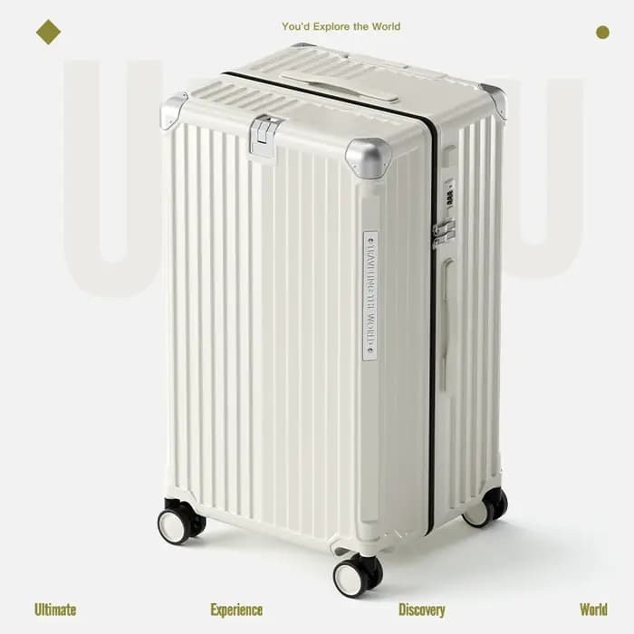 Valise multifonctionnelle grande capacité 30 pouces, cadre en aluminium épais et robuste, valise de voyage, boîtier de chariot, bagages Extra Large