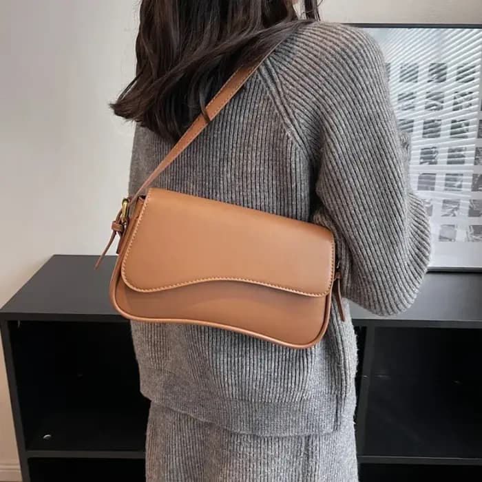 Sacs à bandoulière Vintage en cuir pour femmes