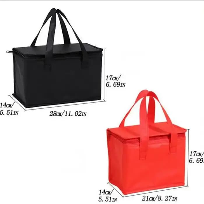 Sac Isotherme Portable Grande Capacité avec Fermeture Éclair