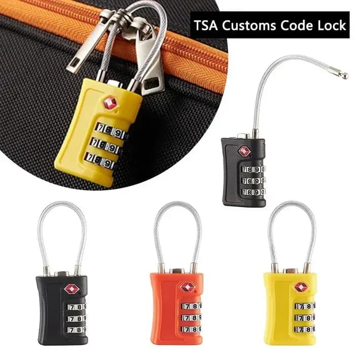 Cadenas à combinaison TSA à 3 chiffres