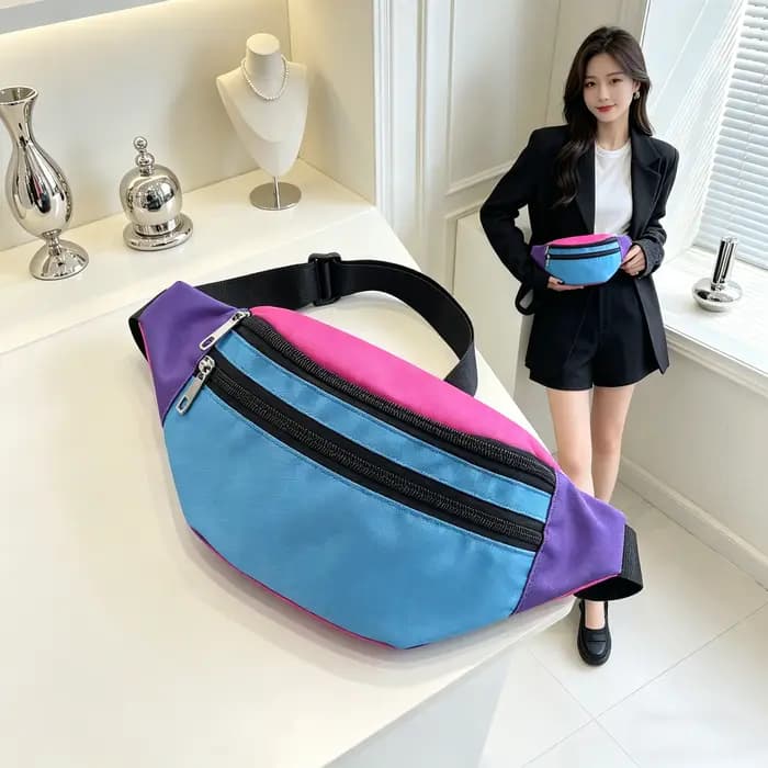 Sac banane de voyage et de sport avec compartiments