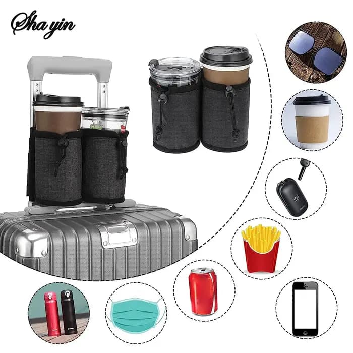 Porte-gobelet pour bagages de voyage