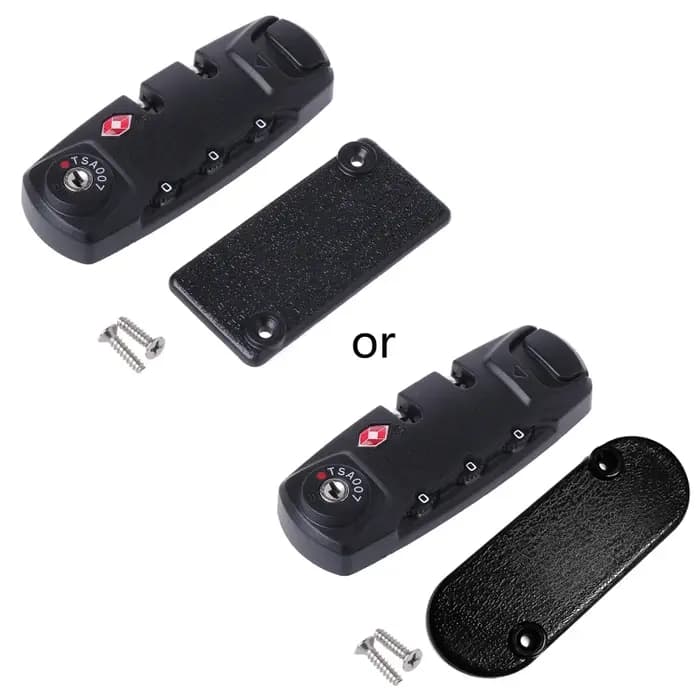 TSA sécurisé 3 chiffres combinaison cadenas serrure bagages valise voyage Code