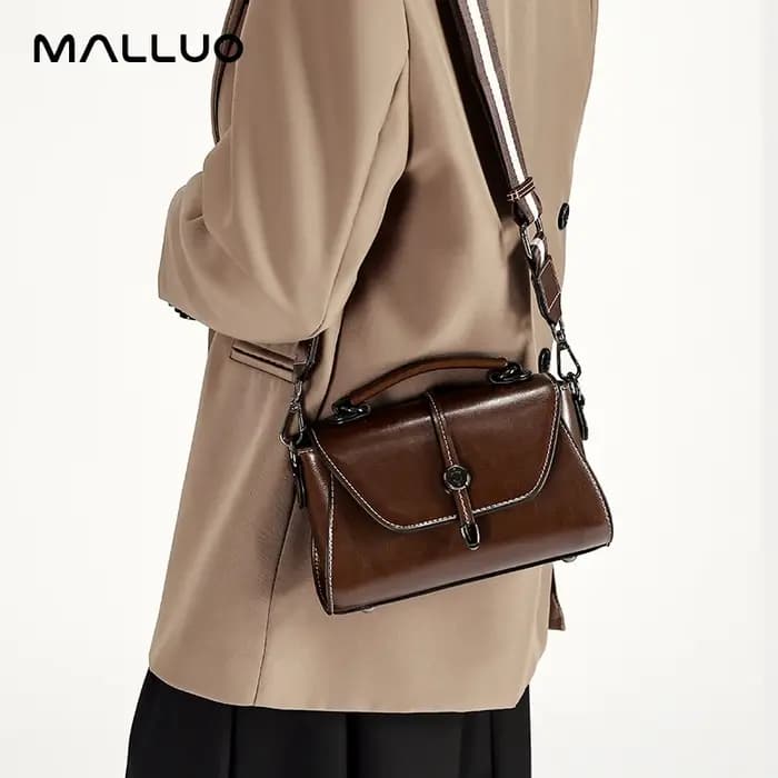 Sacs à bandoulière en cuir de vache souple et Durable pour femmes