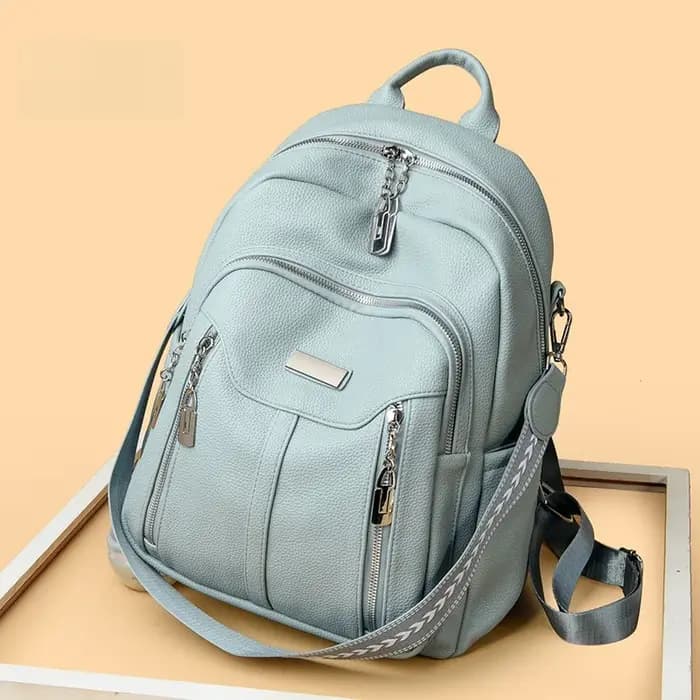 Sac à dos de voyage en cuir tendance pour femme