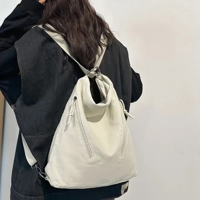Sac à dos femme sac polyvalent grande capacité couleur Pure Design