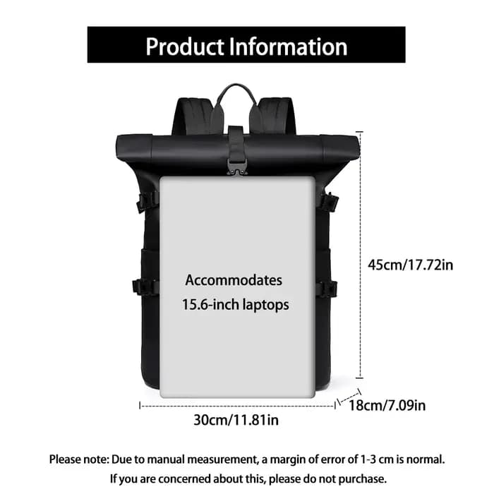 Sac à dos d'extérieur à roulettes étanche pour hommes sac à dos décontracté à la mode Durable sac à dos de voyage de grande capacité