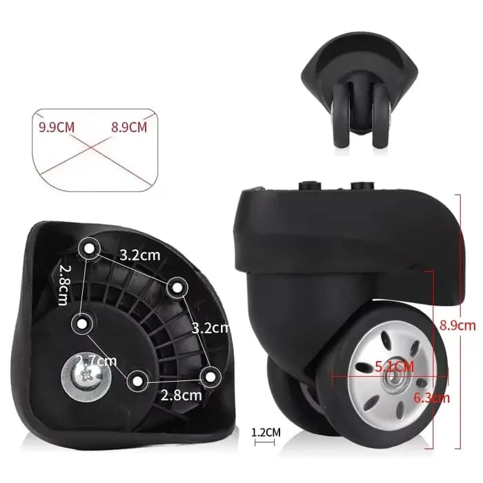 Roue universelle adaptée aux valises Samsontie, remplacement des roues V03/V56, accessoires de valis