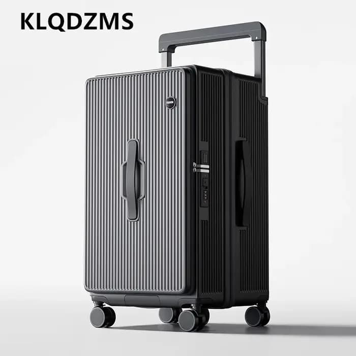 KLQDZMS bagage roulant capacité surdimensionnée boîtier de chariot ABS + boîte d'embarquement PC 20 "24" 26 "28" 30 "32 pouces valise de voyage pour femmes
