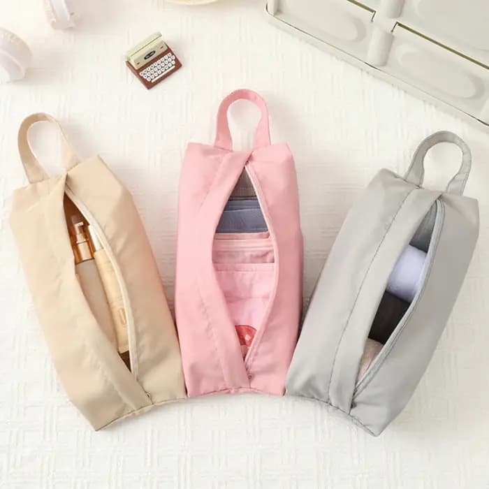 Houseeker Portable sac de rangement de voyage étanche cosmétiques articles de toilette organisateur chaussettes
