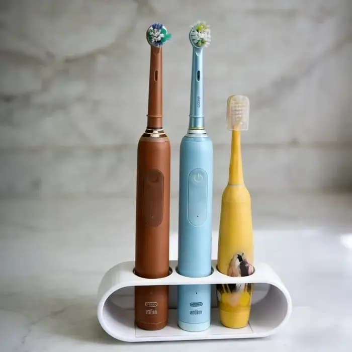Support pour brosse à dents électrique - Peut accueillir 3 brosses