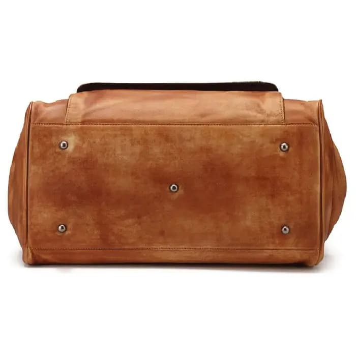 Sac de voyage Vintage en cuir véritable pour hommes