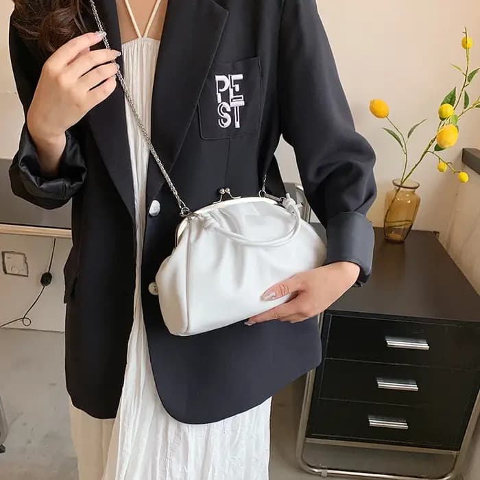 Sac à Main de Luxe en Cuir Souple pour Femme, Bandoulière, Tendance, Été