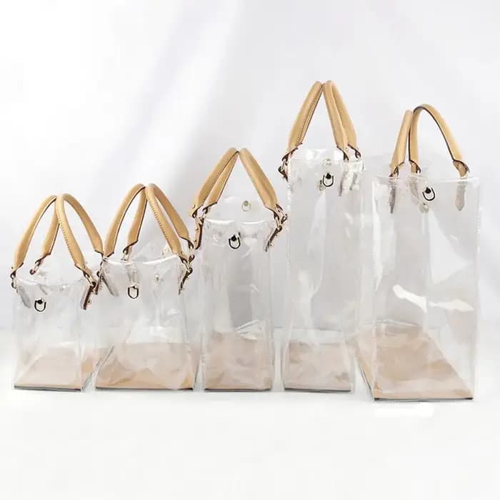 Sac fourre-tout transparent pour femme