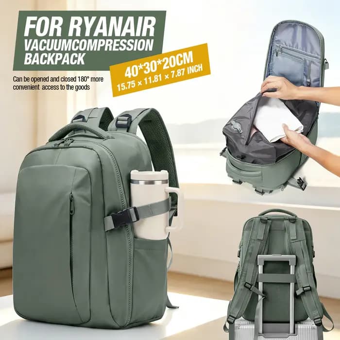 Sac à dos de voyage sous vide 40x30x20 pour cabine Ryanair Wizzair Easyjet