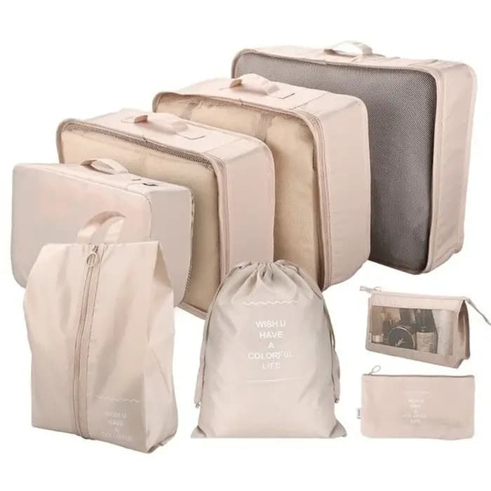 8 pièces/ensemble sacs de rangement pour voyage organisateur