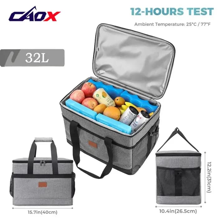 Sac isotherme souple 32L avec doublure rigide