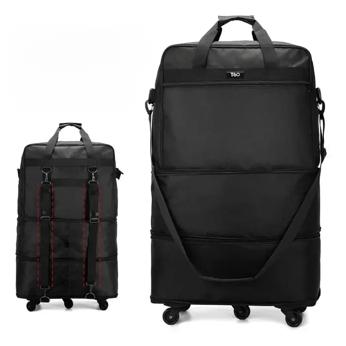 2025 nouveau sac de bagage à main pliable et extensible