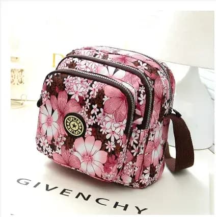 Petit sac à main carré alertes onal en toile pour femme