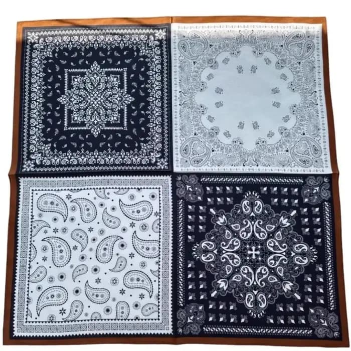 Foulard carré de luxe 100% Soie de Mûrier 70cm