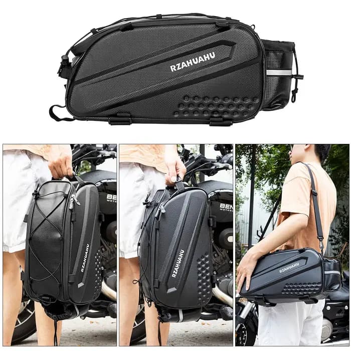 Sac de siège arrière de vélo étanche avec 2 sacs latéraux