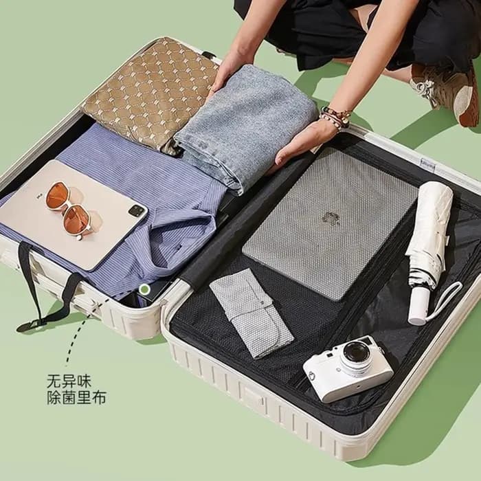 Nouvelle valise multifonctionnelle unisexe avec roulettes universelles silencieuses