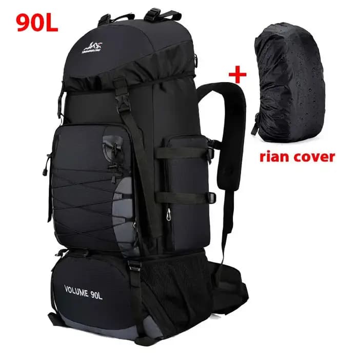 80L 90L grand sac à dos de Camping sac de voyage hommes femmes bagages randonnée sacs à bandoulière en plein air