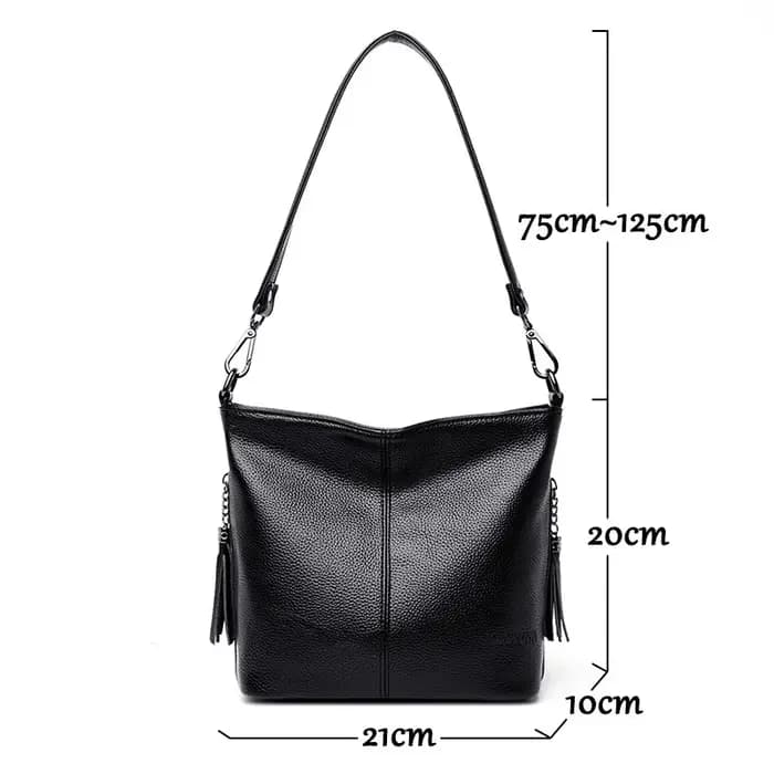 Sacs à bandoulière en cuir souple pour femmes