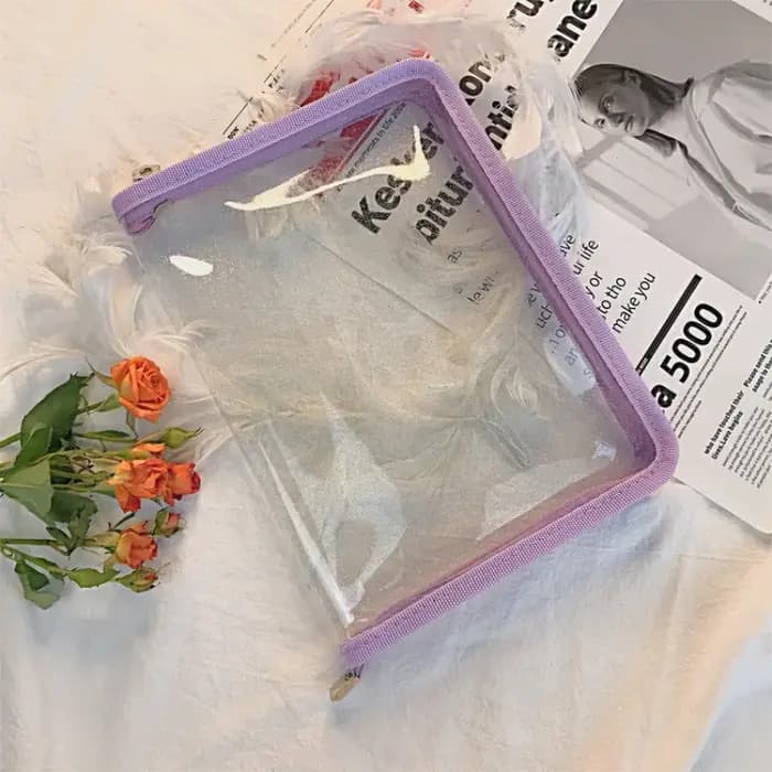 Sac de rangement Transparent à paillettes en PVC PP