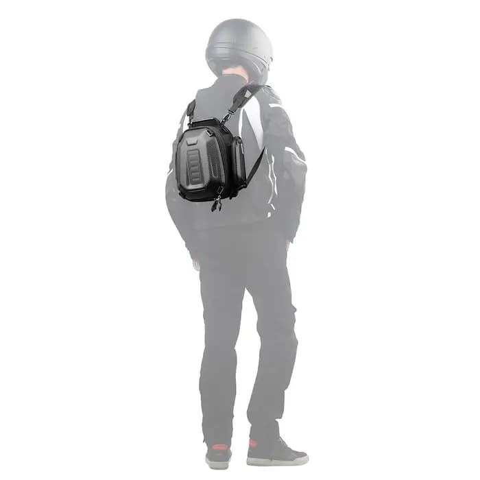 Sac de siège arrière de moto extensible 12-18L sac