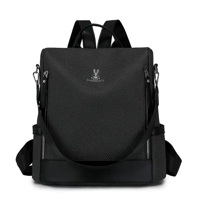 Sac à dos antivol de grande capacité en Pu pour femmes