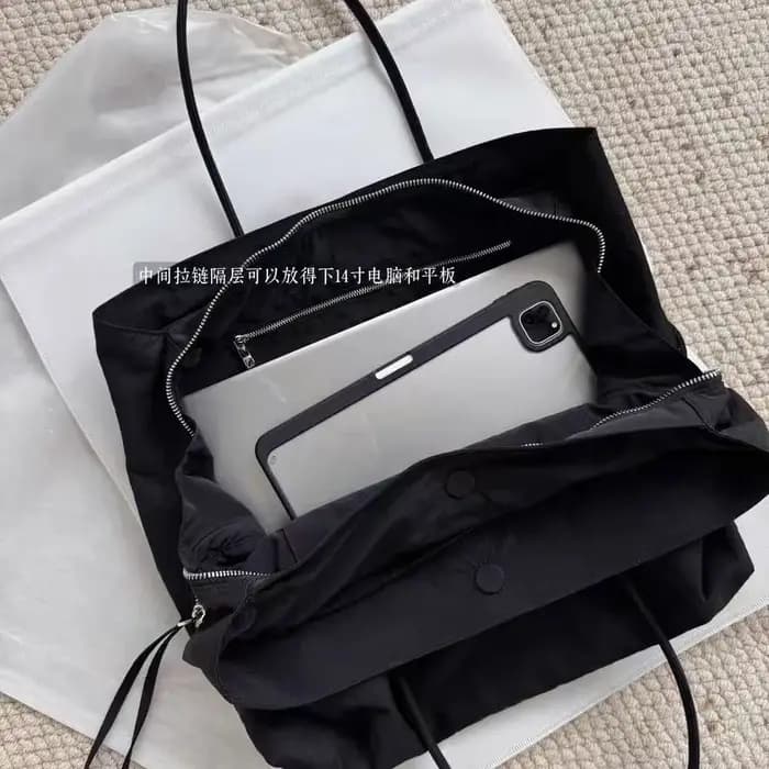 Sac à bandoulière en Nylon fourre-tout grand sac à main pour femmes mode Shopper sac de messager à poignée supérieure