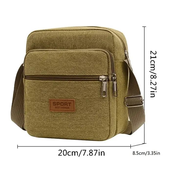 Hommes mode toile petit sac décontracté
