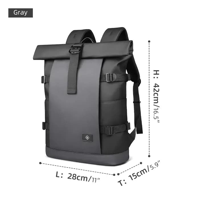 HK sac à dos étanche à roulettes pour hommes grande capacité extensible 17 pouces pochette d'ordinateur loisirs voyage sac à dos randonnée Camping sacs