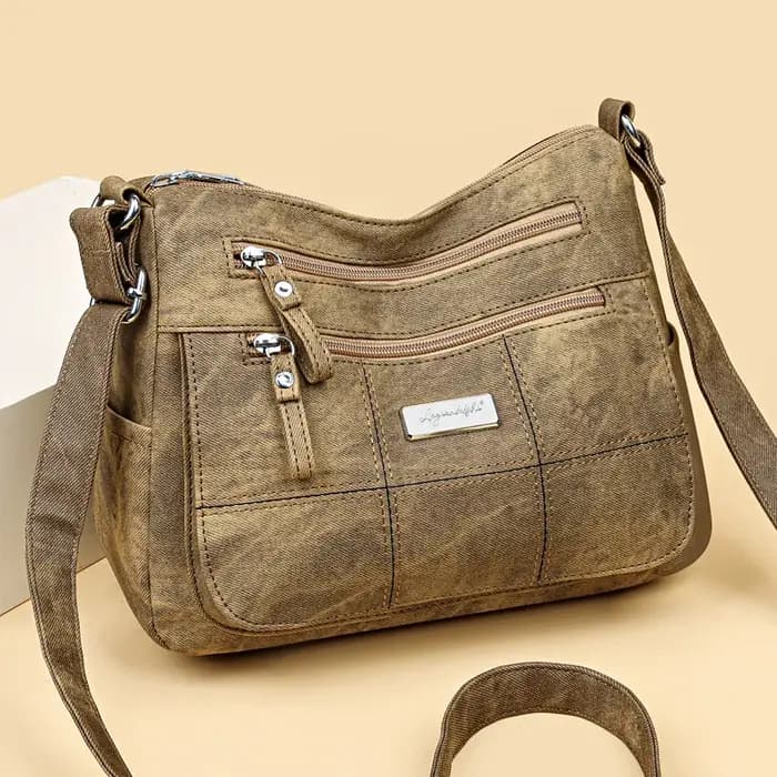 Sac messager Vintage en tissu Oxford